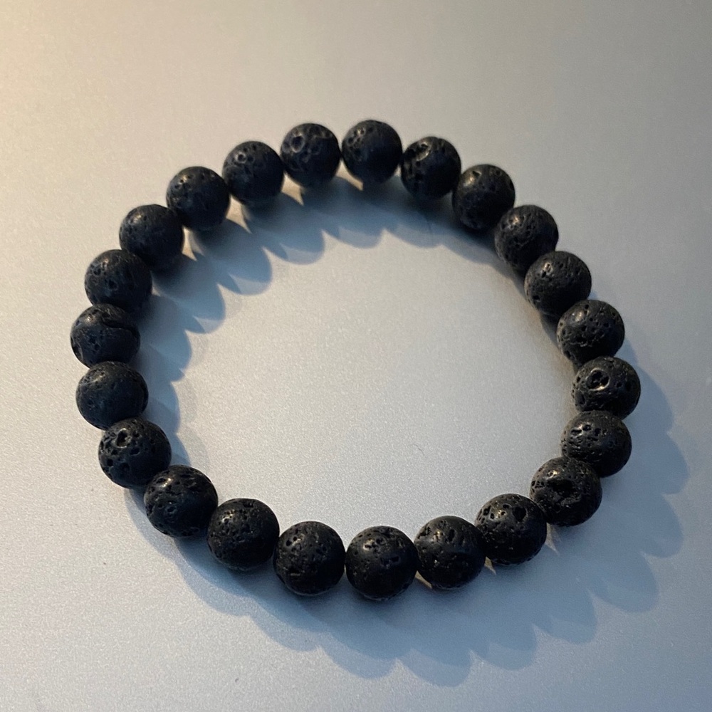 Black Lava Stone nwot Bracelet